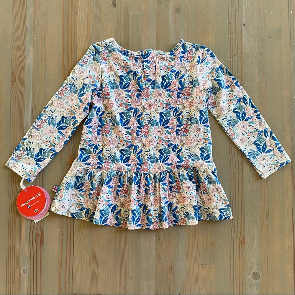 NWT Magnetic Me once and floral play all day top & leggings set 18-24 Months - Picture 4 of 10